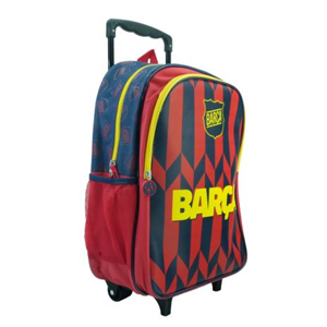 ست 12 در 1 کوله پشتی چرخدار 40 سانتی بارسلونا مدل Rainbow Max - Backpack - Trolly Bag - Promotion Items 12 in 1 - FC Barcelona _کیف مدرسه